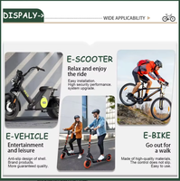Affichage couleur TFT-UKC1 de haute qualité pour vélo électrique 36V 48V 52V 60V 72V