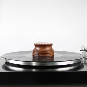 Piezas de gramófono, estabilizador de discos de madera, LP, reproductor de discos de <span class=keywords><strong>vinilo</strong></span>, estabilizador de <span class=keywords><strong>disco</strong></span> de Metal equilibrado, soporte de peso, Tocadiscos - Product Image 1