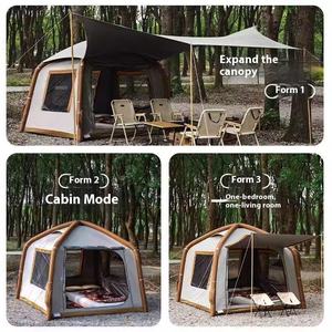 <span class=keywords><strong>Tente</strong></span> gonflable à ouverture rapide automatique pour le camping en plein air, <span class=keywords><strong>tente</strong></span> pliable imperméable avec auvent - Product Image 2
