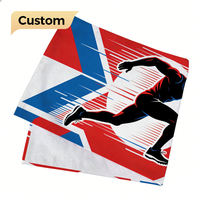 Serviette de sport et de plage personnalisée Ujoy avec logo, idéale pour événements promotionnels, fans de célébrités et d'anime, serviette de bain et de rallye sur mesure