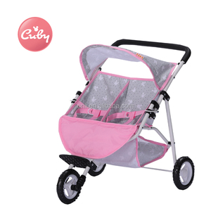 Cochecito <span class=keywords><strong>de</strong></span> juguete para bebé, cochecito doble para gemelos, asiento doble - Product Image 1