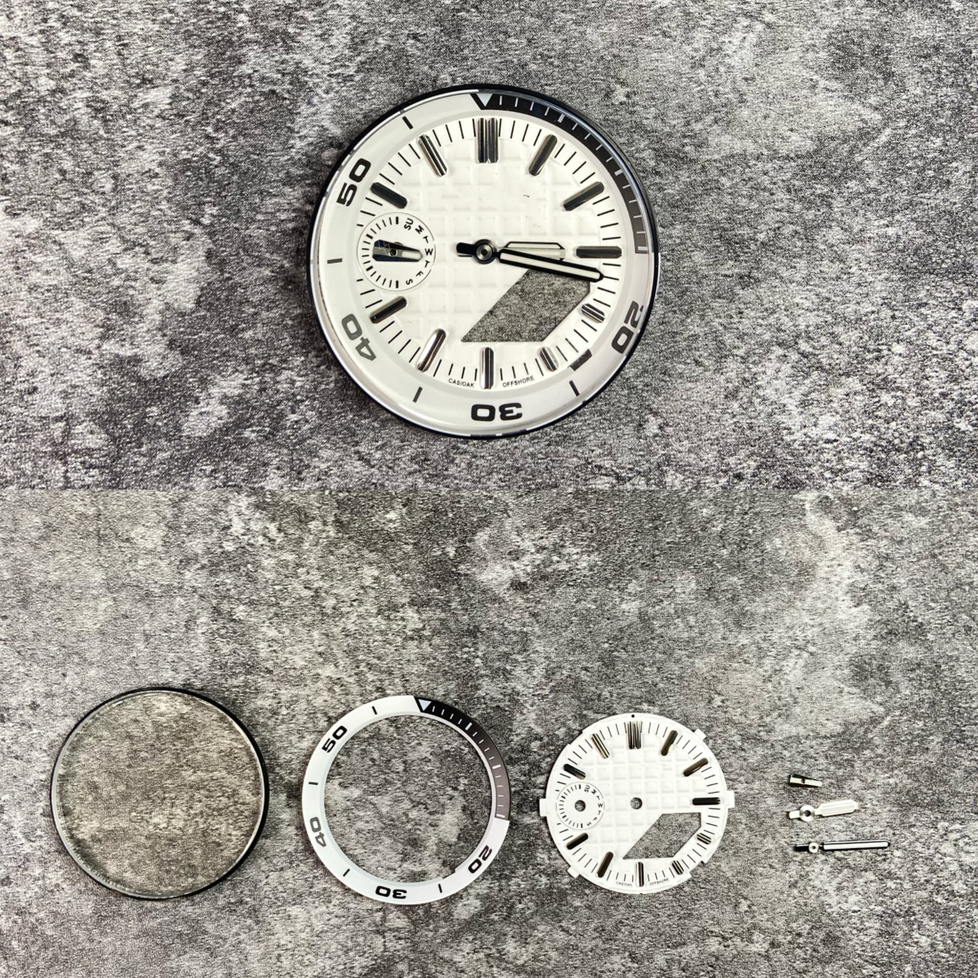 Shell dial processing factory