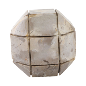 Ornamento geometrico moderno in marmo scolpito per decorazioni per la casa, bagno, ufficio, soggiorno, mensola, tavolino da caffè - Product Image 6