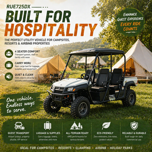 Véhicule utilitaire électrique tout-terrain 4 places 4x4 pour camping, parc, Airbnb, <span class=keywords><strong>ranch</strong></span> - Product Image 2