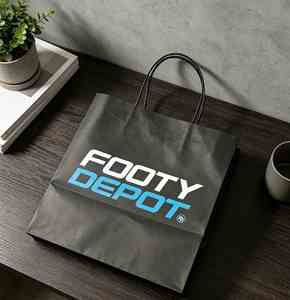 Custom Recyclable Kraft Paper Bag with Silk Screen Printed Twist Paper Handles High Quality Packaging Bags - Product Image 6