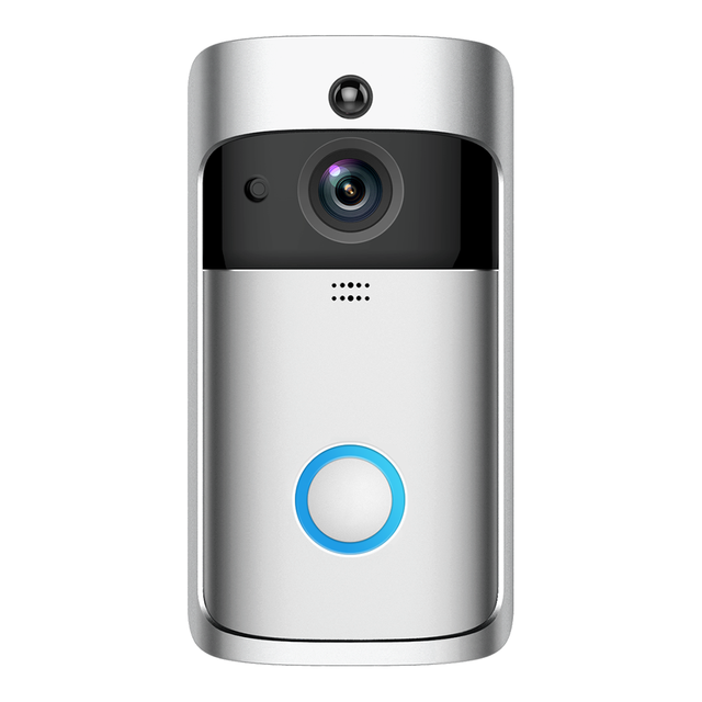V5 Video Doorbell Smart Android Security Camera with Night Vision Intercom 1080p HD Tuya/ Alexa/Google Home App Control
