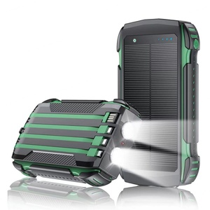Chargeur portable de camping haute qualité 20000mAh, grande capacité, batterie de secours avec lampe torche LED pour téléphone - Product Image 2
