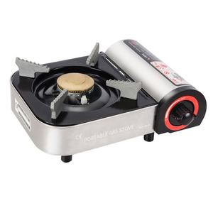 Mini réchaud à gaz magnétique portable avec fonction coupe-vent pour la cuisson et les voyages, petit réchaud en acier pour l'extérieur et la maison - Product Image 1