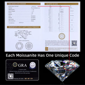 GRA認定ラボ作成 熱処理済み ブリリアントカット スカイレッドカラー VVS1 モアサナイト 卸売 5mm 8mm 10mm ルースストーン カラー - Product Image 4