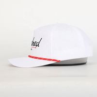 Gorra de Béisbol Personalizada de 5 Paneles |   Sombrero de Cuerda Vintage con Logotipo Bordado |   Gorras Deportivas de Algodón para Hombre y Mujer, MOQ Bajo de 2 Piezas, OEM