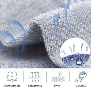 Calcetines de Algodón hasta la Pantorrilla, Calcetines Deportivos de Compresión Antiolor para Hombre, Personalizados - Product Image 3