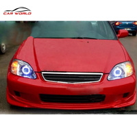 Kits de Carrocería para Honda Civic 2003-2005 Es5 Lip de Parachoques Delantero con Material ABS Sin Color Lip Delantero para Coche