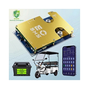ECBMS 8s 24s 17s 24v 72v 200a 100a BMS Industrial Profesional para Baterías LiFePO4 Li-ion 18650 con Balance Activo, Carga a Baja Temperatura y Monitoreo por Aplicación - Product Image 1