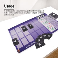 AY Custom Factory 24x14 "Tapis de jeu en caoutchouc naturel pour grand tapis de souris de jeu TCG
