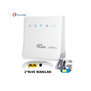 Bộ Định Tuyến Wifi Không Dây Ngoài Trời Nhà Máy Tùy Chỉnh Modem 4G Tích Hợp Ăng-ten Lte 300Mbps Có Khe Cắm Thẻ Bộ Định Tuyến 4G - Product Image 1
