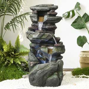 May mắn rockery chảy nước đồ trang trí lưu thông nước vườn cảnh quan sáng tạo trang trí nhà mở Quà Tặng - Product Image 2