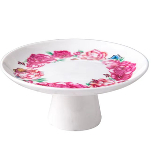 Petite assiette à fruits élégante en porcelaine fine de 6 pouces, mini, charmante, en céramique, pour dessert, gâteau, avec <span class=keywords><strong>pied</strong></span> - Product Image 4