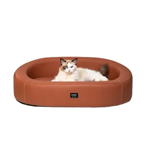 Indoor Luxury Small Puppy Medium Large Dog Kitty Cat Bed Latex Core Strong Resilience Sofa Top Quality Human Pet Couch