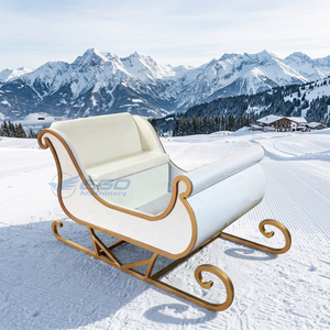 Hot Selling Luxury Design Sleigh for <b>Christmas</b> Decor Made With Customized Sizes With Sizes - Product Image 1