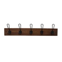 Vente en gros directe usine : Porte-manteau mural pliant rustique et élégant, support pour serviettes, peignoirs et chapeaux pour rangement domestique