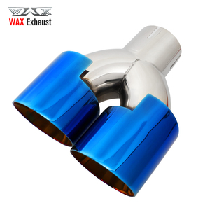 Embouts d'échappement arrière doubles pour Range Rover Planting Muffler Tail Pipe Titanium Exhaust Tip Universal Exhaust Tips - Product Image 4