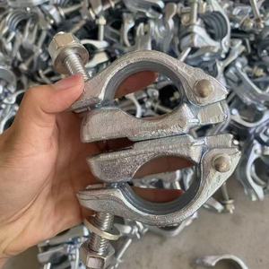 Connecteur croisé forgé, norme européenne, <span class=keywords><strong>clip</strong></span> galvanisé, connecteur d'échafaudage pour hôtels et ateliers, capacité de charge 250 kg, <span class=keywords><strong>5</strong></span> unités - Product Image 2