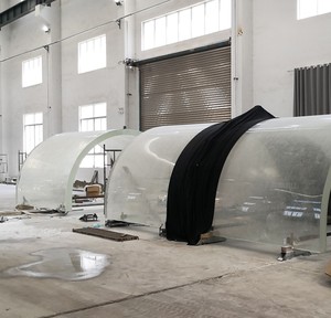 Fabricant de tunnels d'aquariums en acrylique transparents, <span class=keywords><strong>grand</strong></span> format, sur mesure, de luxe, avec panneau transparent moulé courbé à usage unique <span class=keywords><strong>pour</strong></span> fenêtre sous-marine - Product Image 4