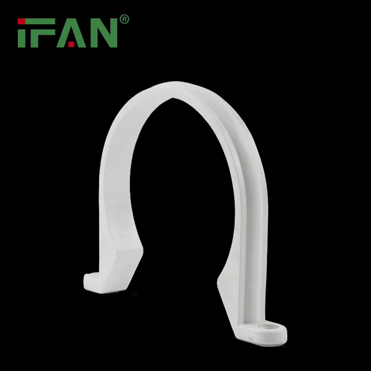 Ifan 20mm 25mm 32mm plastik Pvc boru klipsi Pvc bağlantı parçaları su boru U kilit tüpü sabit kelepçeler