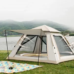Tenda da campeggio all'aperto da campeggio Pop-Up automatica ultraleggera facile istantanea di marca personalizzata