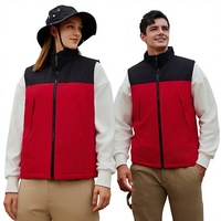 Gilet d'extérieur décontracté, épais et chaud pour l'automne, vêtements de travail personnalisés, coupe-vent, impression de logo, uniformes de travail