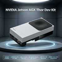 Kit de développement NVIDIA Jetson AGX Thor Blackwell GPU 2070 TFLOPS 128 Go LPDDR5X pour robots humanoïdes, IA physique, système embarqué