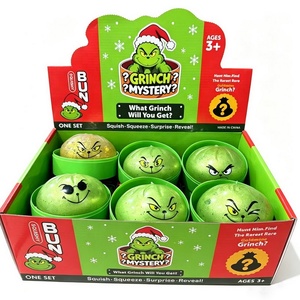 Juguete Sensorial Antiestrés de 8.5CM que Brilla en la Oscuridad, Monstruo Verde en Forma de Bollo al Vapor, para Regalos y Recuerdos de Fiesta de Navidad - Product Image 1