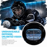 Casque de gardien de but VMAXET pour hockey sur glace et floorball, cage en ABS réglable, protection de sécurité, 12 aérations, unisexe, logo personnalisé pris en charge