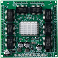 Switch Ethernet Gigabit 8 Port OEM Terbaik dengan Header 8 Pin, Hub 10/100/1000 m, 8 Port Power Pin Onboard Pcb Board OEM