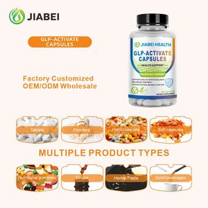 Cápsulas activas GLP personalizadas de fábrica Jiabei, suplementos de hierbas para adultos que apoyan el metabolismo OEM/ODM - Product Image 3