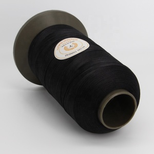 Échantillon d'extension de <span class=keywords><strong>cheveux</strong></span> noire 30 #   <span class=keywords><strong>Fil</strong></span> à coudre en polyester haute résistance Tex70 210D/3, respectueux de l'environnement, pour la broderie - Product Image 1