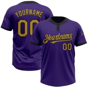 2ボタンカスタム印刷野球ジャージソフトボールチームTシャツ昇華ソフトボールシャツ - Product Image 4