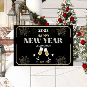 Letreros de Jardín de Plástico Corrugado Personalizados para Eventos, Resistentes a los Rayos UV, Ecológicos, Ligeros, con Logotipo Personalizado y Tamaño a Medida - Product Image 1