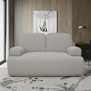 Popular Sofá Seccional <span class=keywords><strong>de</strong></span> Tres Plazas <span class=keywords><strong>de</strong></span> Tela Gris con Forma Rectangular, Estilo Wabi-Sabi, Patas <span class=keywords><strong>de</strong></span> Madera, Conjunto <span class=keywords><strong>de</strong></span> Sofás Modulares para Sala <span class=keywords><strong>de</strong></span> Estar - Product Image 2