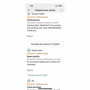 Per Sony 2600mAh batteria NP-F550 digitale 2-Pack con sostituzione caricabatterie da parete per batteria e caricabatterie originale - Product Image 1