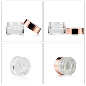 Bình Thủy Tinh Trong Suốt Cỡ Nhỏ 3G 5G 7G 9G Bình Dưỡng Môi Thủy Tinh Dạng Kem Mặt Mắt Trẻ Em Có Dụng Cụ Bôi - Product Image 3