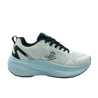 Chaussures de course unisexes en maille respirante, baskets de sport à semelle en caoutchouc à plateforme épaisse LS-2026019
