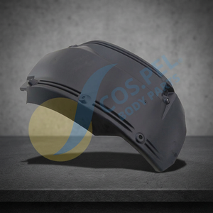 Nouveau COS.PEL. GARDES-BOUE AVANT GAUCHE (NOIR) Matériau PP Modèle 202.65203 pour Remplacement/Réparation - Product Image 3