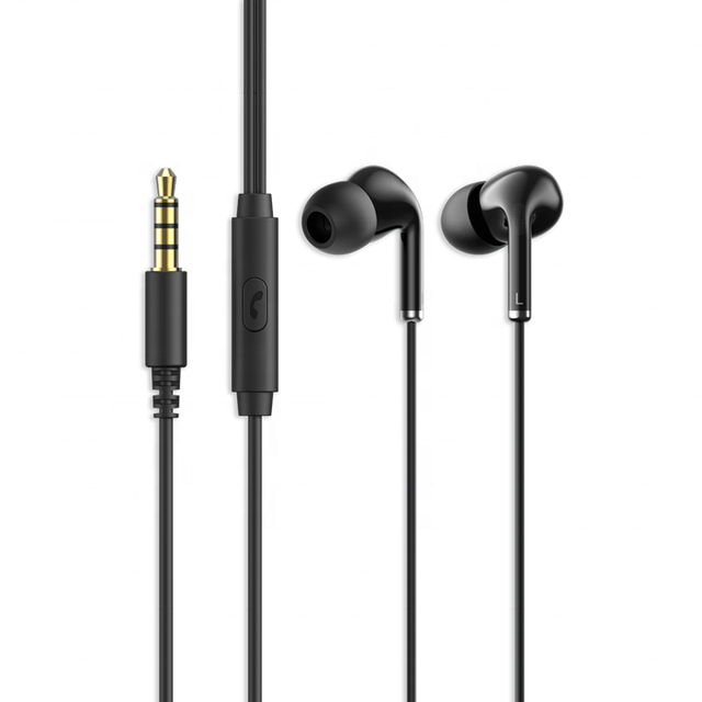 HAVIT E306p High Quality Cheap TPE Wire Earphone with Mic for Microphone 3.5mm Jack Headphone Custom