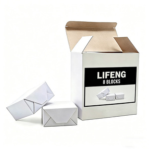 Blocco <span class=keywords><strong>di</strong></span> Magnesio Personalizzato con Logo Antiscivolo per Vari <span class=keywords><strong>Sport</strong></span>, 1 Scatola da 8 Cubi, Blocco <span class=keywords><strong>di</strong></span> Magnesio per Arrampicata - Product Image 1