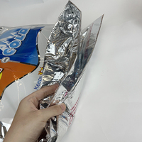 Sacs isothermes chauds et froids isolés par argent en plastique réutilisables faits sur commande de sac pour des aliments plus frais