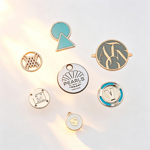 Zinc Alloy Etched Metal <b>Name</b> <b>Plate</b> for Sportswear & Luggage Custom Logo Anti Rust Sample Available Fast Delivery - Product Image 2