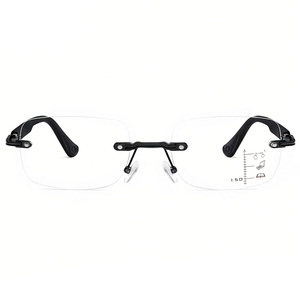 Lunettes de lecture sans monture pour hommes, lunettes multifocales <span class=keywords><strong>progressives</strong></span>, lunettes anti-lumière bleue photochromiques pour femmes, lunettes optiques - Product Image 4