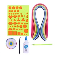 Kit de quilling pour débutants, matériel d'art pour enfants, loisirs créatifs, origami, dessin au trait et autres arts
