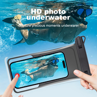Étui de téléphone portable étanche personnalisable, nouveau design flottant, pochette étanche IPX8, idéal pour les activités de plein air et les sports nautiques